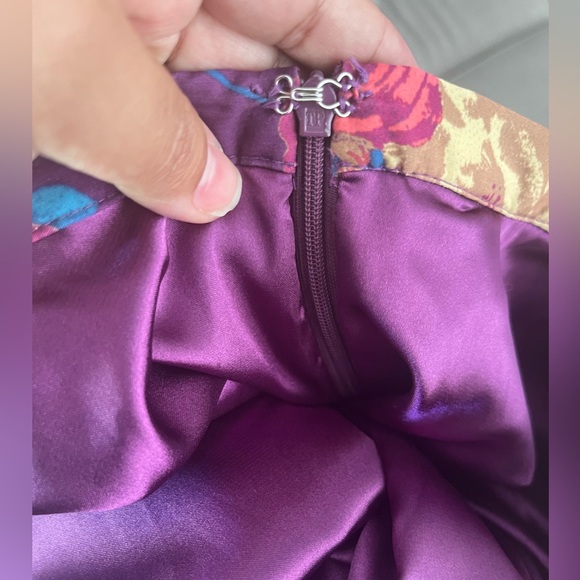 ModCloth Multicolor Floral Print Swing Skirt - Picture 3 of 5